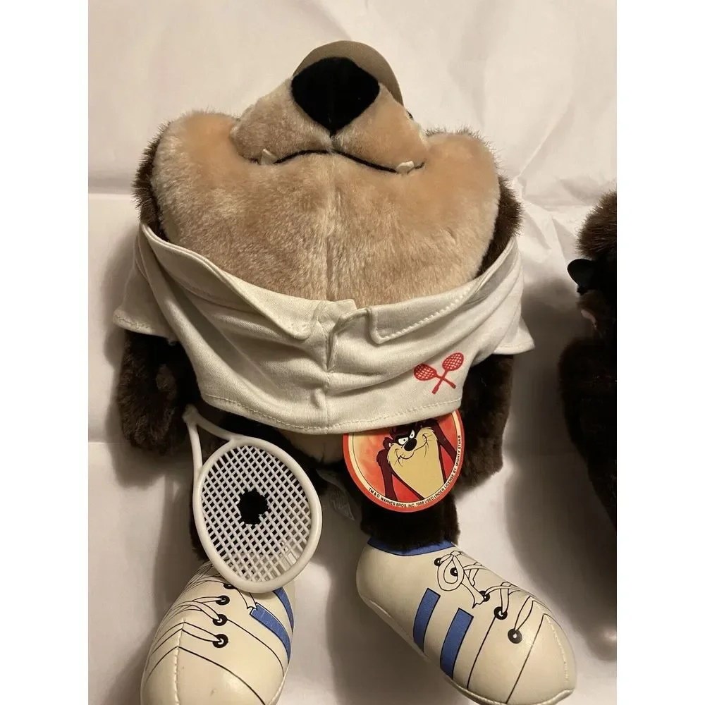 1988 And 1989 Tazmanian Devil Plush Tennis And Grippits With Tags Toy‎